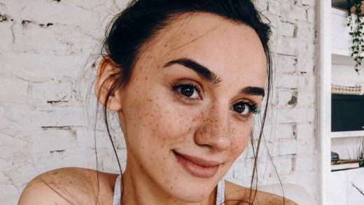 freckles with makeup